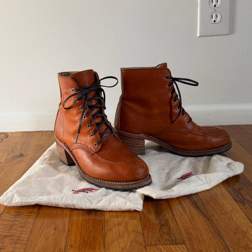 Red Wing Shoes Women's Tan Heeled Boots